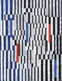 Adolf Fleischmann, Komposition, 1961, Gouache