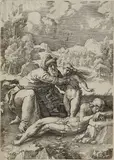 Lucas van Leyden, 6 Bll.: Geschichte von Adam und Eva, 1529, Engraving