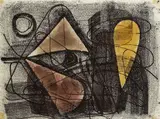 Ohne Titel by Fritz Winter, 1950, Oil, sold Mar 2007