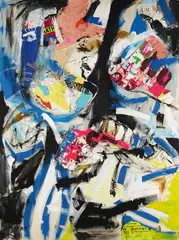 Helmut Sturm, Ohne Titel, 1986, Acrylic on canvas