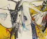 Helmut Sturm, Leda, 1981, Oil on canvas