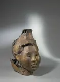 Gernot Rumpf, Javanerkopf, 1970, Bronze