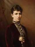 Porträt einer vornehmen Russin by Julie Wilhelmine Hagen-Schwarz, 1888, Oil on canvas, sold Mar 2007