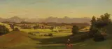 Landschaft bei Murnau by Adolf Heinrich Lier, 1860, Oil, sold Mar 2007