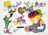 Niki de Saint Phalle, Aus: Hommage à Picasso, 1973, Silkscreen in colours