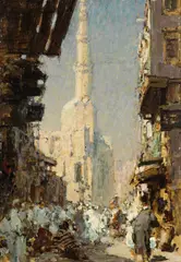 Bangkok by Erich Kips, 1930, Oil, sold Mar 2007