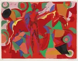 Von Farbe zu Form by Marino Marini, 1969, Lithograph in colours, sold Mar 2007