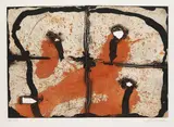 6/1974 by Emil Schumacher, 1974, Etching and aquatint in colours, sold Mar 2007