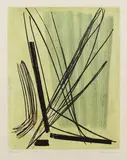Hans Hartung, "7", 1953, Etching in colours