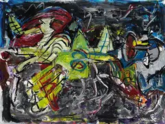 Gerhard Alexander Keller, o.T, 2000, Acrylic on canvas