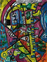 Gerhard Alexander Keller, o.T, 2000, Acrylic on canvas