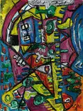 Gerhard Alexander Keller, o.T, 2000, Acrylic on canvas
