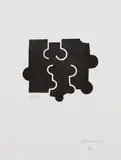 Aus: Ce maudit moi by Eduardo Chillida, 1983, Woodcut, sold Mar 2007