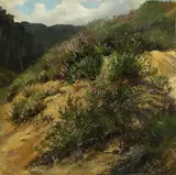 Wilhelm von Diez, Landschaft, 1897, Oil on paper