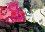 Blumen by Klaus Fußmann, 1993, Watercolour, sold Mar 2007