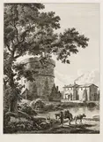 Albert Christoph Dies, 10 Bll. aus: Malerisch radirte Prospecte aus Italien, 1792, Etching