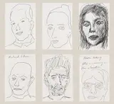 A. R. (d. i. Ralf Winkler) Penck, 6 Bll.: Köpfe