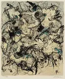 Rolf Cavael, Abstrakte Komposition, 1974, Mixed media