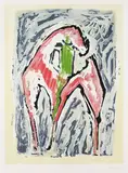 Ohne Titel by Marino Marini, 1953, Lithograph in colours, sold Mar 2007