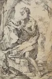Guido Reni, Hl. Hieronymus, 1620, Etching