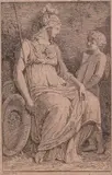 Andrea Appiani, Minerva e Amore, 1800, Etching