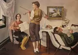 Gregorio Sciltian, Musikstunde, 1930, Oil on canvas