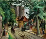 Friedrich Ahlers-Hestermann, Vorstadt von Hamburg
