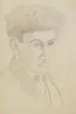 Fernand Léger, Portrait of Jean Epstein - Etude pour un portrait, 1930, Pencil drawing