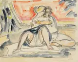 Ivo Hauptmann, Liebespaar am Strand
