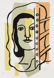 Fernand Léger, Tête de Femme, 1949, Lithograph in colours