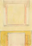 František Kupka, Blanc sur jaune, 1930, Pencil drawing