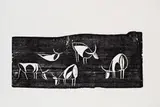 Nächtliche Weide by Ewald Mataré, 1929, Woodcut, sold Mar 2007