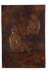 Ruhende Hirten by Hermann Blumenthal, 1934, Bronze, sold Mar 2007