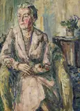 Franz Frank, Die Mutter des Künstlers, 1947, Oil on canvas