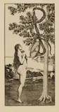 Max Klinger, Eva und die Zukunft - Opus III, 1898, Etching