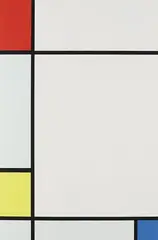Piet Mondrian, Composition with Red, Yellow and Blue, 1927, Silkscreen in colours