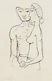 Karl Hofer, Liebespaar