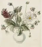 Karl Hubbuch, Blumenstillleben