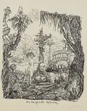 Alfred Kubin, 12 Bll. aus: Traumland I und II, 1920, Lithograph