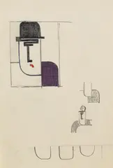 Der Schwarzhändler by Walter Dexel, 1930, Pencil, sold Mar 2007