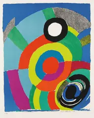 Thunderbird by Sonia Delaunay, 1973, Lithograph in colours, sold Mar 2007