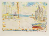 Pierre Bonnard, Port de pêche, 1942, Lithograph in colours