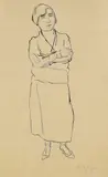 Rudolf Schlichter, Stehende Frau