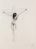 Le Christ by Salvador Dalí, 1964, Etching, sold Mar 2007