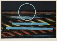 Das Meer by Max Ernst, 1957, Silkscreen in colours, sold Mar 2007