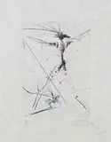 Le petit chevalier by Salvador Dalí, 1969, Drypoint, sold Mar 2007