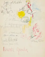Porträt by Max Pechstein, 1950, Pencil, sold Mar 2007