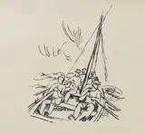 Max Pechstein, 2 Bll. aus: Reisebilder. Italien - Südsee, 1919, Lithograph