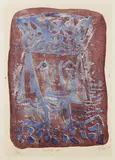 Otto Dix, Verschleierte, 1961, Lithograph in colours