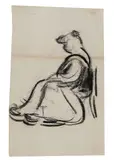 Heinrich Zille, Sitzende